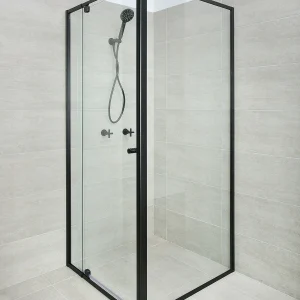 Black Framed Shower Screen - SK001